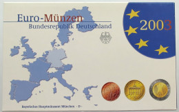 GERMANY BRD KMS EURO 2003 D PP #bs23 0125 - Mint Sets & Proof Sets