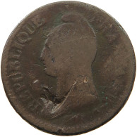 FRANCE DECIME AN 8 AA METZ #sm16 0575 - 1792-1804 1ère République (An I – An XII)