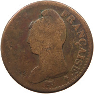 FRANCE DECIME AN 5 B ROUEN #sm16 0577 - 1792-1804 1ère République (An I – An XII)