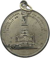 GERMANY EMPIRE MEDAILLE 1883 NATIONALDENKMAL AUF DEM NIEDERWALDE 30MM 8.6G #sm16 1747 - Royal/Of Nobility