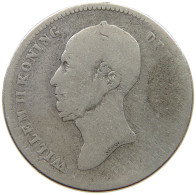 NETHERLANDS 25 CENTS 1849 #s135 1019 - 1840-1849 : Willem II