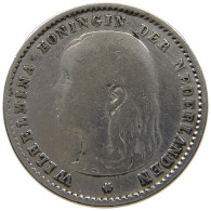 NETHERLANDS 10 CENTS 1897 #s130 0401 - 10 Cent