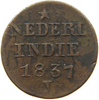 NETHERLANDS 1 CENT 1837 #t044 0251 - 1815-1840 : Willem I