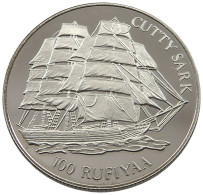 MALDIVES 100 RUFIYAA 1993 PROOF #sm17 1679 - Maldive