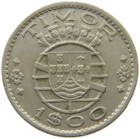 TIMOR 1 ESCUDO 1958 #t039 0355 - Timor
