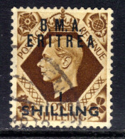BOIC Eritea BMA 1948 KGV1 1/-d Ovpt On 1/-d GB Used SG E9 ( K1306 ) - Eritrea
