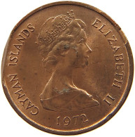 CAYMAN ISLANDS 1 CENTS 1972 #s134 0563 - Iles Caïmans