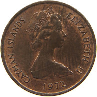 CAYMAN ISLANDS 1 CENTS 1972 #s134 0565 - Iles Caïmans