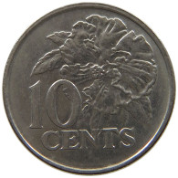 TRINIDAD AND TOBAGO 10 CENTS 1975 #s134 0075 - Trinidad & Tobago