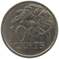 TRINIDAD AND TOBAGO 10 CENTS 1975 #s134 0079 - Trinidad & Tobago