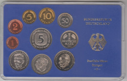 Germania, Repubblica Federale. Serie Ufficiale Zecca Stoccarda ( F ) 1984 FS 10 Valori - Mint Sets & Proof Sets