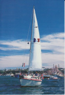 Caraquet Nouveau Brunswick Canada  Festival Acadien ''Bénédiction Des Bateaux  Voilier  Drapeau Français CM 2sc - Sonstige & Ohne Zuordnung