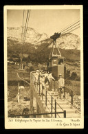 Delcampe - 74 Haute Savoie Telepherique De Veyrier Du Lac D' Annecy Nacelle à La Gare De Depart - Veyrier