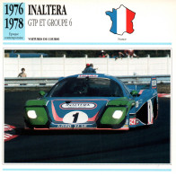 Fiche Voitures De Course (24 Heures Du Mans) Inaltéré GTP Et Groupe 6 - Moteur V8 Ford Cosworth (France) - Auto's