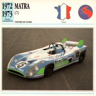 Fiche Voitures De Course (24 Heures Du Mans, Graham Hill-Henri Pescarolo) Matra 670 - Moteur V12 (France) - Auto's