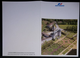 Menu, Compagnie Aérienne Air France, Aviation Commerciale, 1986, La Roche Courbon, 17, 2 Scans, Frais Fr 1.95 E - Menu Kaarten