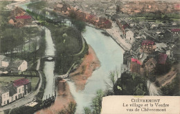 Delcampe - BELGIQUE - Chêvremont - Le Village Et La Vesdre - Colorisé - Edit Debras Drianne - Carte Postale Ancienne - Chaudfontaine