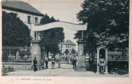 Delcampe - Bitche - Caserne Teyssier - CPA Animée - Bitche