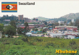1 AK Swaziland * Ansicht Der Hauptstadt Mbabane - Mit Der Flagge Des Landes * - Swaziland