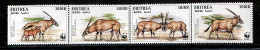 Erythree ** N° 282 à 285 Se Tenant  (ref. Michel Au Dos) - Gazelle Oryx - Eritrea