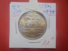 TCHECOSLOVAQUIE 25 KORUN 1970 ARGENT (A.15) - Tchécoslovaquie