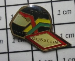 813d Pin's Pins / Beau Et Rare / SPORTS / F1 FORMULE 1 CASQUE INTEGRAL GOSSELIN PILOTE - Automovilismo - F1