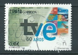 ESPAGNE SPANIEN SPAGNA SPAIN ESPAÑA 2016 60 ANIV OF TV DE TELEVISION ESPAÑOLA USED ED 5098 MI 5120 YT 4822 SN 4158 - Gebraucht
