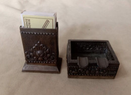Silver-plated Tobacco Set - Cigarette Holders