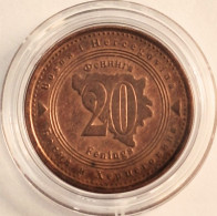 Delcampe - BOSNIA & HERZEGOVINA - 20 Feninga 1998, KM# 116 (#7295) - Bosnia And Herzegovina