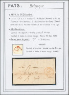 Delcampe - Page De Collection - LAC + Cachet Dateur "Menin" (1839) > Gand - 1815-1830 (Période Hollandaise)