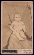 Delcampe - +++ Photo Sur Carton - CDV - Phot. Française Cabessa à ORAN - Algérie - Portrait Enfant - Bébé - Octave De Hovre  // - Visitenkarten