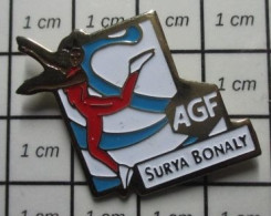 813d Pin's Pins / Beau Et Rare / SPORTS / PATINAGE ARTISTIQUE SURYA BONALY ASSURANCES AGF - Skating (Figure)
