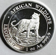 Somalia 100 Shillings 2022  "Leopard" (Silver) - Somalie