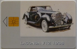 VOITURE / AUTOMOBILE - LAGONDA V12 1938 - Carte Téléphonique République Tchèque - Autos