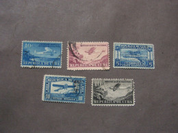 Cuba Lot  Flugzeuge Ca. 1914 - Oblitérés