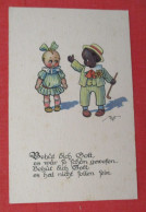 Interracial Love Black Kewpie Artist Impression   Black Americana       Ref 6520 - Black Americana