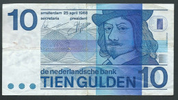 Billet - PAYS-BAS 10 GULDEN 25 AVRIL 1968 - 4839395868 -    Laura 21316 - 10 Gulden