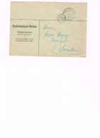 Drucksache, Darlehenskasse Wartau Von 1954, Oberschan- Schweiz, Umschlag, Geschäftspost - Autres & Non Classés