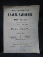 Partition De Piano Arrangée Pour 4 Mains Par Renaud De Vilbac - Airs Populaires - Chants Nationaux - Au Clair De La Lune - Musique Folklorique