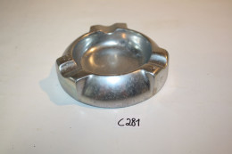 C281 Cendrier - ART DECO EN METAL - OLD SCHOOL - ADMINISTRATION - Porcelain