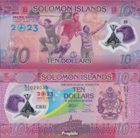 Salomoninseln Pick-Nr: W39 Bankfrisch 2023 10 Dollars - Autres - Océanie