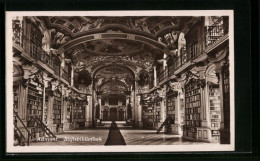 AK Admont, Blick In Die Stiftsbibliothek  - Libraries