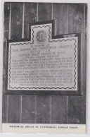 Falkland Islands Memorial Brass In Cathedral Vintage Postcard - Falkland Islands