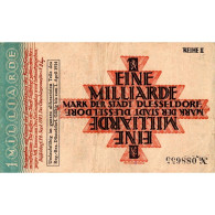 ALLEMAGNE - NOTGELD - DÜSSELDORF Stadt - 1 MILLIARDE MARK - REIHE 2 - 28/09/1923-01/04/1924 - TTB - 1 Milliarde Mark