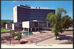 The City Hall , Hamilton , Ontaria , Canada.  - Not Used   1980 - Scans For Condition.(Originalscan !!) - Hamilton