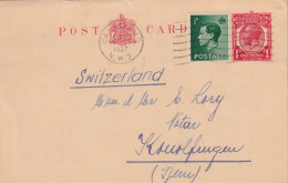 PK  Hampstead - Konolfingen        1937 - Covers & Documents