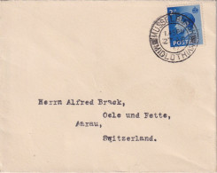 Brieflein  Musselburgh Midlothian - Aarau         1937 - Covers & Documents