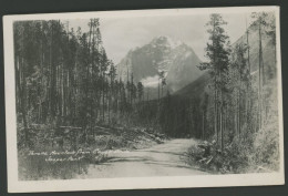 RPPC - Photo Card - Throne Mountain From Covell Drive - Jasper Park - 1952 - See Scans - Jasper