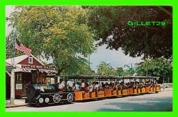 KEY WEST, FL - CONCH TOUR TRAIN AT THE DEPOT - DUKANE SCENICS - - Key West & The Keys