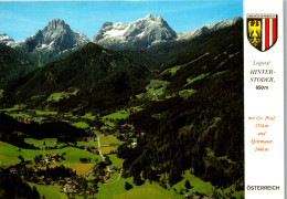 59643 - Oberösterreich - Hinterstoder , Mit Gr. Priel Und Spitzmauer , Panorama - Gelaufen 2001 - Hinterstoder